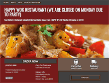 Tablet Screenshot of newhappywoksunrise.com